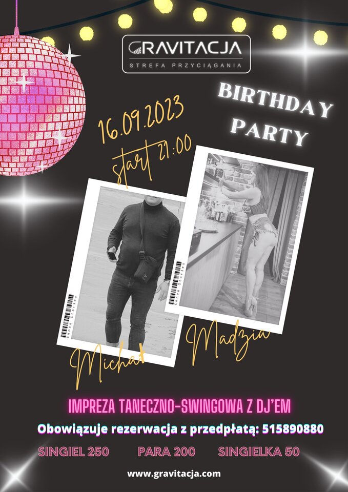 Urodziny „szefowej” i Michała - ClubGravitacja
