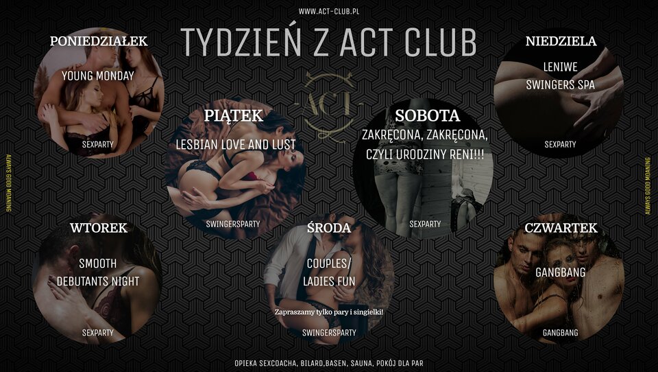 Rozkład tygodnia - ACTSwingersClubWarszawa