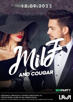 16.09.2023r. SOBOTA - MILF AND COUGAR - SEX PARTY - 20:00 - 04:0