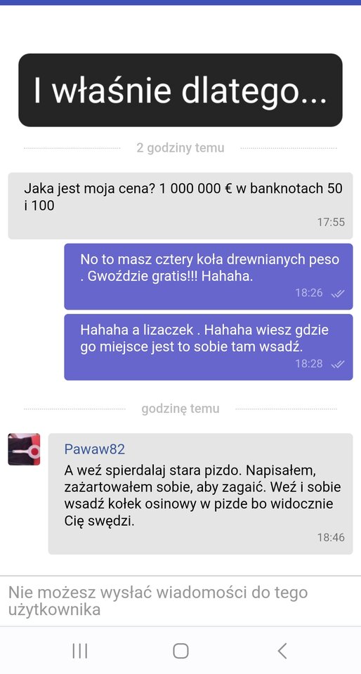 Pozdrawiamy środkowym palcem tego pana. - Nikt_taki