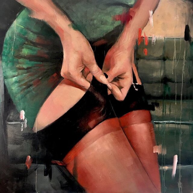 Kobiece nóżki w pończoszkach - Turqus63