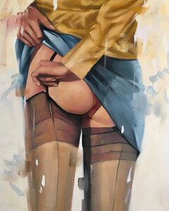 Kobiece nóżki w pończoszkach 7