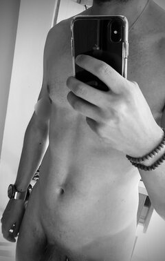 black and white. 