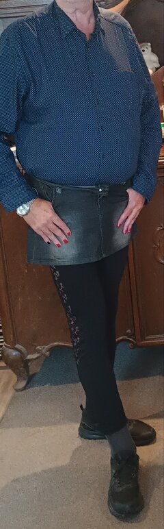 W nowych legginsach i mini 😎👄