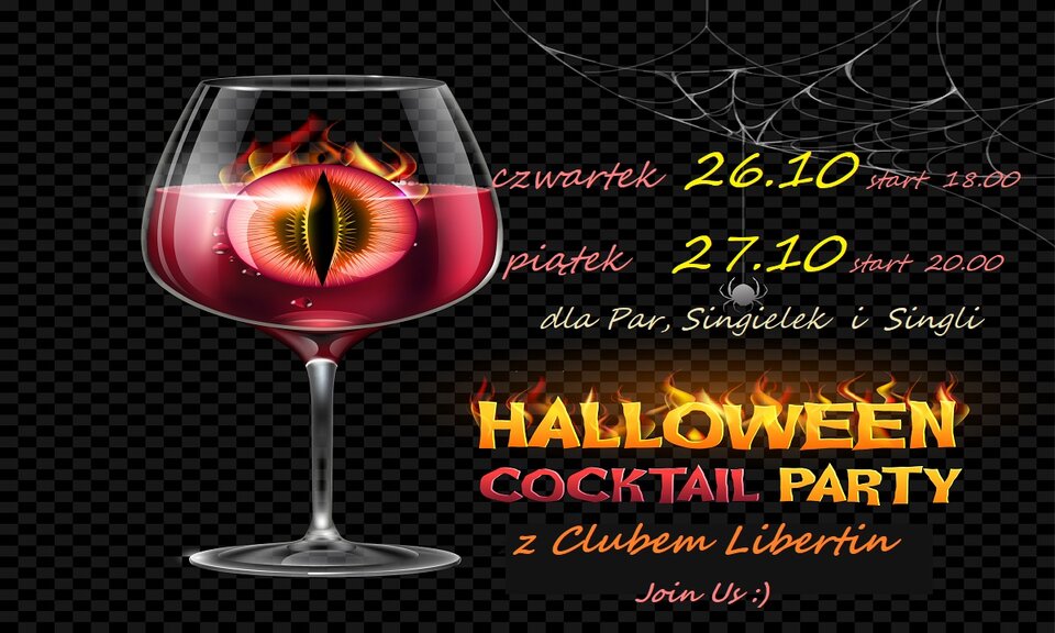 26  27  października Halloween Cocktail Party z Clubem Libertin - CLUBLIBERTIN