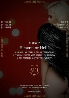 21 PAŹDZIERNIKA - Heaven or Hell  - SexParty