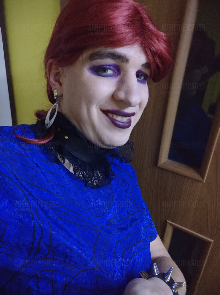 Happy me in purple Makeup - Adriennecross