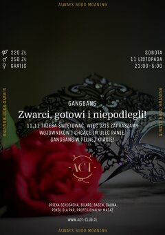 11 LISTOPADA - Zwarci, gotowi i niepodlegli! - Gangbang