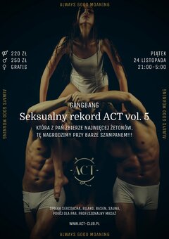 24 LISTOPADA - Seksualny rekord ACT vol. 5 - Gangbang