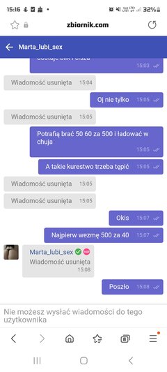 Zgłaszać takie szmaty ... miała wysłać kredyty