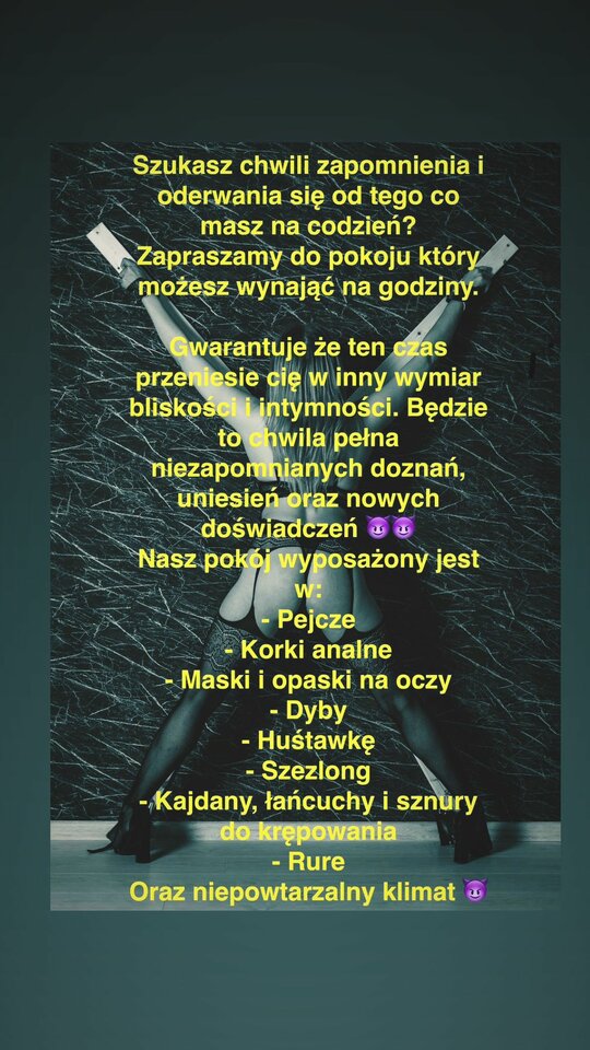 Serdecznie zapraszamy 😈😈 wiecej info priv - PlayRoomKalisz