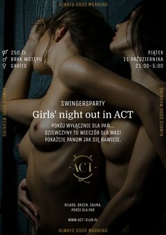 11 PAŹDZIERNIKA - Girls' night out in ACT - Swingersparty