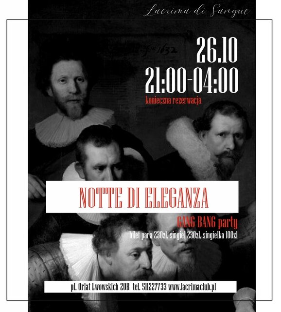 NOTTE DI ELEGANZA - LaCrimadiSangue