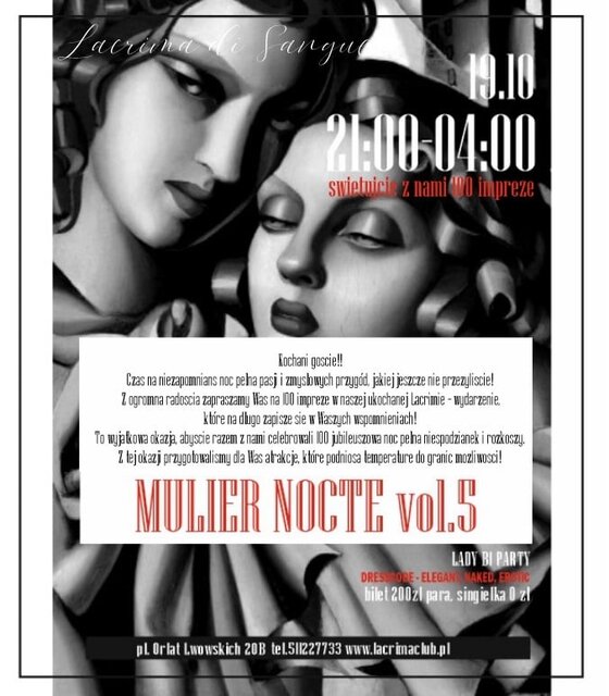 MULIER NOCTE vol.5 - LaCrimadiSangue