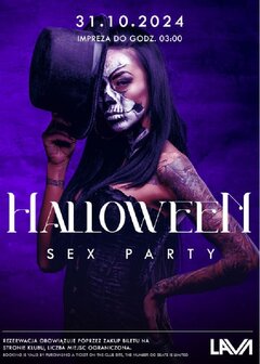 31.10.2024r.CZWARTEK - HALLOWEEN SEX PARTY - 19:00 - 03:00