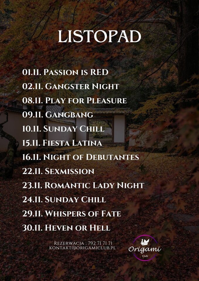 LISTOPAD - Origamiclub