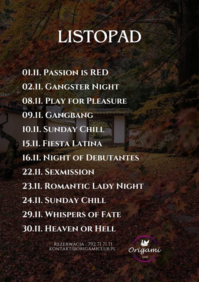 LISTOPAD W ORIGAMI - Origamiclub