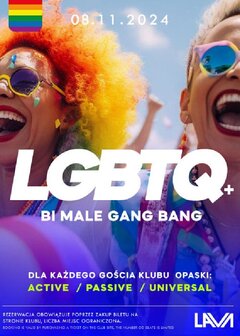 08.11.2024r. PIĄTEK - LGBTQ+ BI SEX PARTY - 20:00 - 04:00