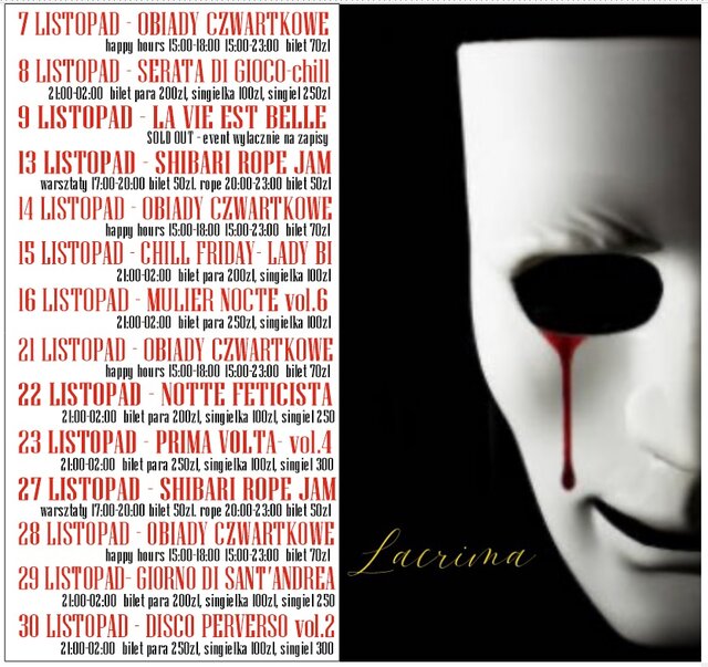 LISTOPAD - LaCrimadiSangue