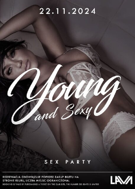 22.11.2024r. PIĄTEK - YOUNG&SEXY - PROMOCJA DLA OSÓB DO 45 R. - LavaClub