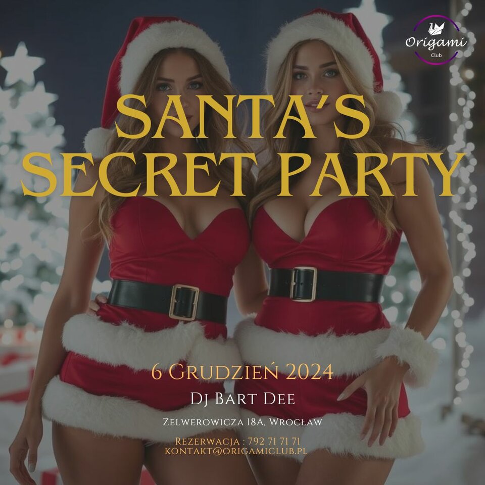 🎅❄ Piątek, 6.12. – Santa’s Secret Party - Origamiclub