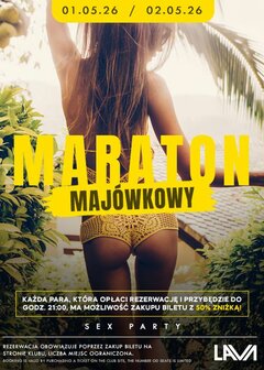 01. - 02.05.2026 r. - PIĄTEK i SOBOTA - MAJÓWKOWY MARATON