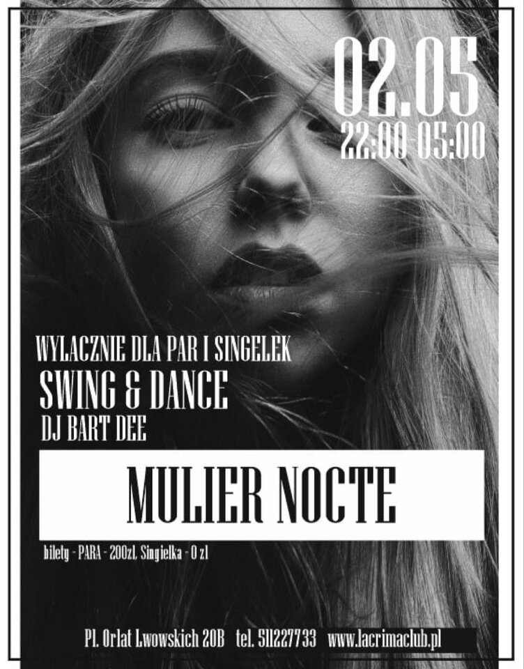 SWING & DANCE – PIERWSZA NOC Z CYKLU - LaCrimadiSangue