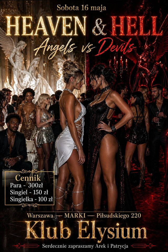 🔥 HEVEN AND HELL🔥 Anioły i Demony 😈 - ElysiumKlub